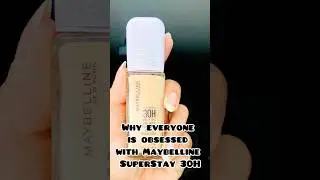 Full coverage in one swipe&mdash;watch this🔥    #shorts #maybellinesuperstay #foundation #maybelline