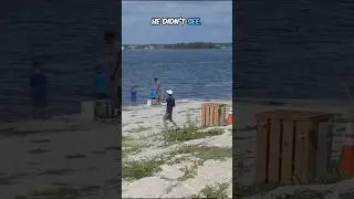 When Pier Fishing becomes a TWIN PRANK 🤣 #twins #shorts