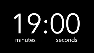 19 Minute Countdown Timer