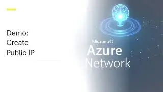 Demo: Create Public IP