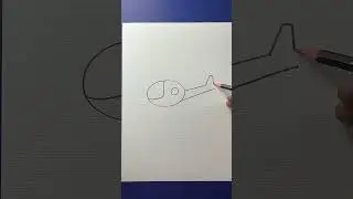 How to draw a helicopter with pencil