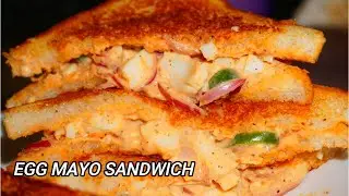EGG MAYO SANDWICH RECIPE | QUICK AND EASY | LUNCH BOX RECIPE | COOKPRISM BY REEDA