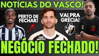 NEG&Oacute;CIO FECHADO! VASCO ACERTA EMPR&Eacute;STIMO DE MEIA COM O FUTEBOL GREGO | CUIABANO PERTO DE FECHAR!