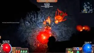 Gellig Mortezzah- Path of Exile Cruel level 40 The Cavern of Anger Ambrosia melee facetank