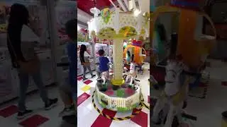 Carousel Arcade machine for kids  with Travis!