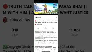 #daku villain #paras official #shorts Daku villain na karvaya hai