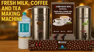Fresh Milk, Tea and Coffee Vending Machine - Everyday MTC (Manual)
