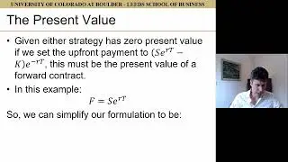 Derivative Securities - The Forward Contract