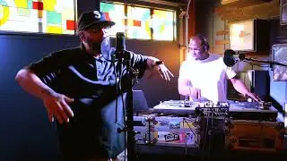 Vocab Slick and DJ True Justice performing 