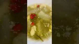 Fish egg soup #fish #delicious #shorts #food #shortvideo #yummy #shortsfeed #soup #challenge