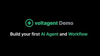 VoltAgent Demo - Build Your First AI Agent and Workflow