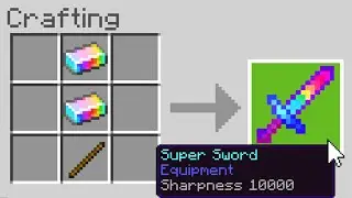 LEVEL 10,000 ENCHANTMENTS IN MINECRAFT! (OVERPOWERED SUPER TOOLS)