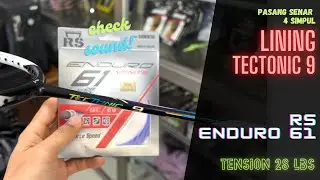 LINING Tectonic 9 palsu & RS Enduro 61 blue M28 C28