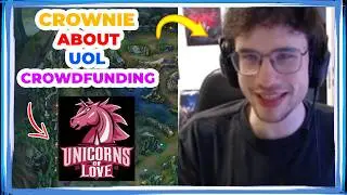LR Crownie About Unicorns of Love CROWDFUNDING Situation 👀