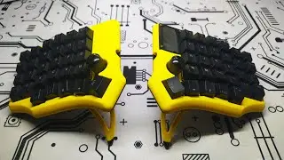 Sofle RGB 3D Printed Case + Magnetic Tilting Tripod