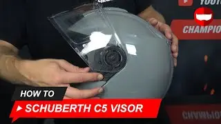 How to Change the Visor of the Schuberth C5 - ChampionHelmets.com