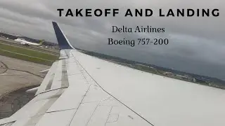Delta Airlines - Boeing 757-200 - Atlanta (ATL) to Milwaukee (MKE) - Takeoff and Landing