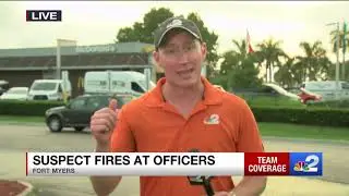 LIVE: Man Shots At Police, Barricades Himself Inside Fort Myers McDonald's