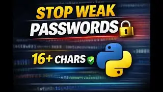 ✅ Stop Weak Passwords 🔐 Python Password Generator (secrets)