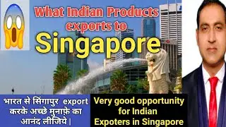 how to export to singapore from india/Benefits for export to singapore from india