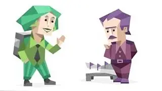 ENFP plays video game with INTJ