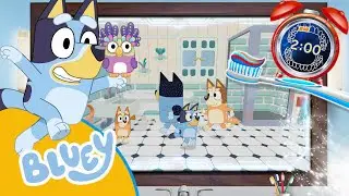 Bluey game Chattermax 2 Minute Toothbrush timer with Music