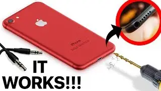 Insane iPhone 7 Headphone Jack Mod!