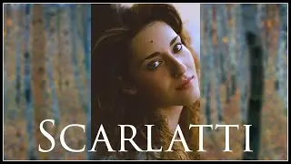 Domenico Scarlatti - Sonata f moll K.466 (harp, Luiza Mintsaeva)
