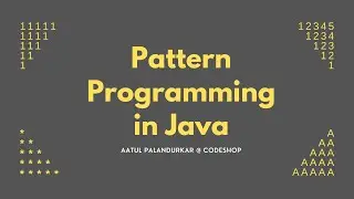 Pattern Programming in Java