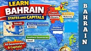 Learn Bahrain States & Capitals | Geography for Kids