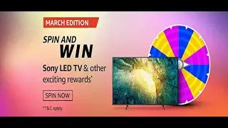 Today Amazon March Edition Spin and Win Quiz 2 March 2021