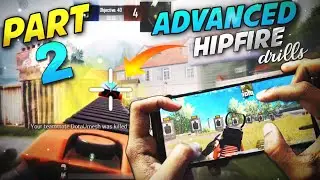 Hip Fire, Crosshair & Headshot Close Range Tips #2 - PUBG MOBILE, Drills, Tricks, Aimbot, Jiggle