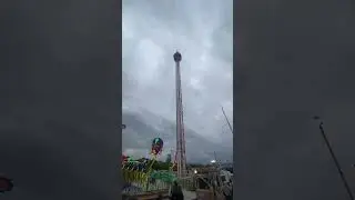 Off-Ride Skyfall Drop Tower by Tom Mathew | Nottingham Goose Fair 2025