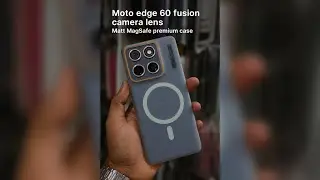 Moto edge 60fusion Best Matt Ultra Slim Back Case Cover - Защитный чехол для камеры moto 60fusion
