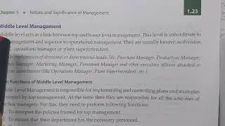 Topic: Levels of Management (Explanation) Class 12# BST