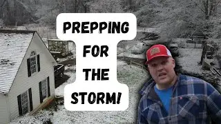 Are we prepped for the winter storm? #stormprep #homesteading #winter
