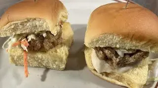 Chef Matt Ginn makes oyster sliders ahead of Dry Dock opening