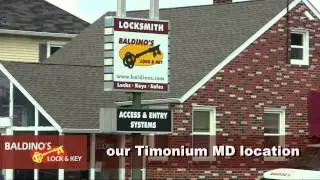 Timonium Lutherville Locksmith |  Baldino's Lock and Key is a locksmith shop in Lutherville Maryland
