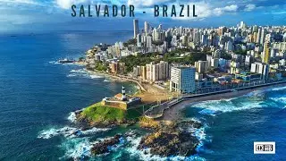 Stunning Aerial Views of Salvador - Bahia - Brazil in 4K | The Heart of Afro-Brazilian Culture