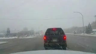 First day snow in Prince George 2021-2022 Winter season