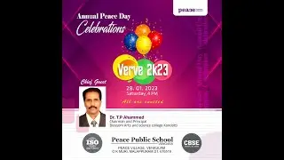 Verve 2k23 | ANNUAL PEACE DAY | LIVE STREAMING