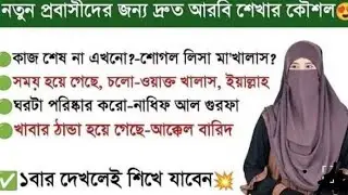 আরবি ভাষা শিখুন। সহজ পদ্ধতিতে আরবি ভাষা শিখুন। 