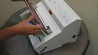 Электрический переплётчик OPUS MBE 300 видеообзор