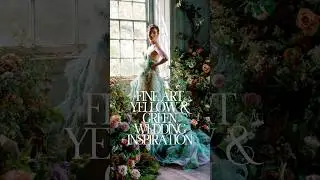 Fine art green wedding inspiration & Invitations. #springwedding #weddinginvitations #custominvites