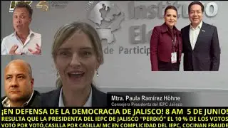 LO QUE SE ESTA VIVIENDO EN JALISCO ES UNA MEZCLA DE FRAUDE ELECTORAL DE 1988 Y 2006, VOTO POR VOT&Oacute;