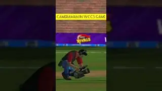 Cameraman in WCC 3 Game | WCC 3 Shorts | WCC3 Shorts | WCC3 | World Cricket Championship 3 | #shorts