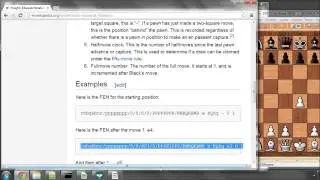 Programming A Chess Engine in C Part 14 - Position Setup - FEN Notation