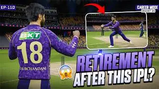 Retirement After This IPL?! 😳 | LSG vs KKR, KKR vs MI & GT vs KKR | Cricket 24 My Career Mode #110