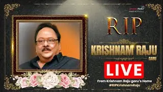 🔴 LIVE from Rebel Star Krishnam Raju garu Home | #RIPKrishnamRaju garu | Shreyas Media