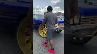 72 Chevy Donk on Gold 32&rsquo;s